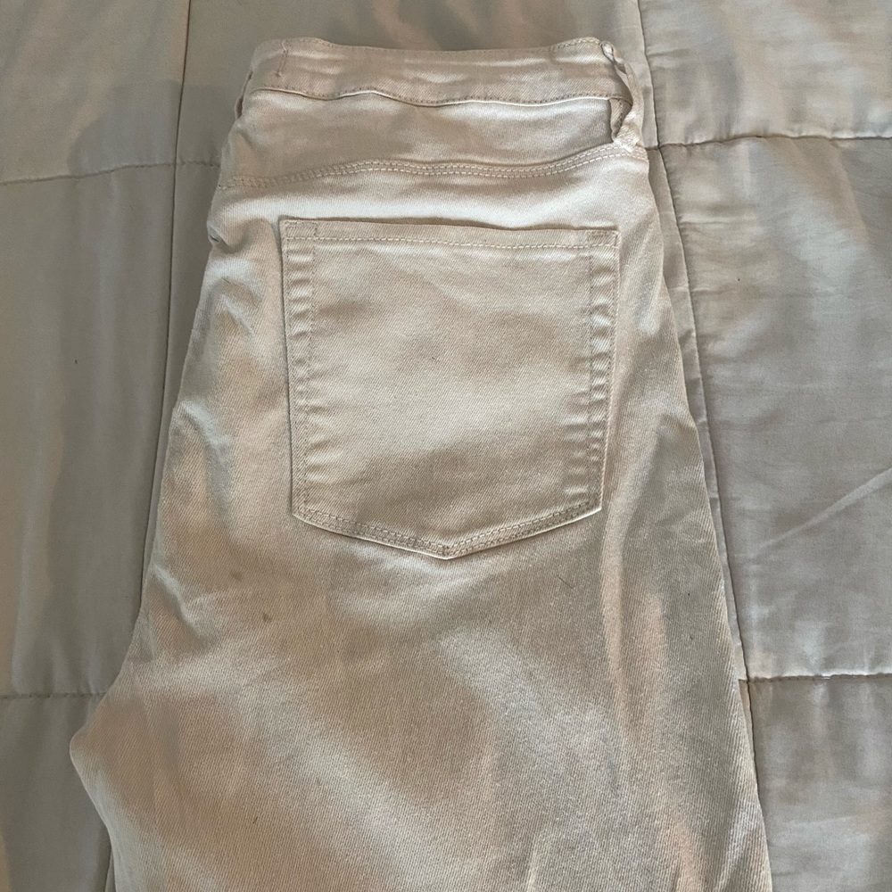 white ripped jeans
